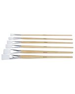 Student Flat Synthetic Long Handled Brushes
